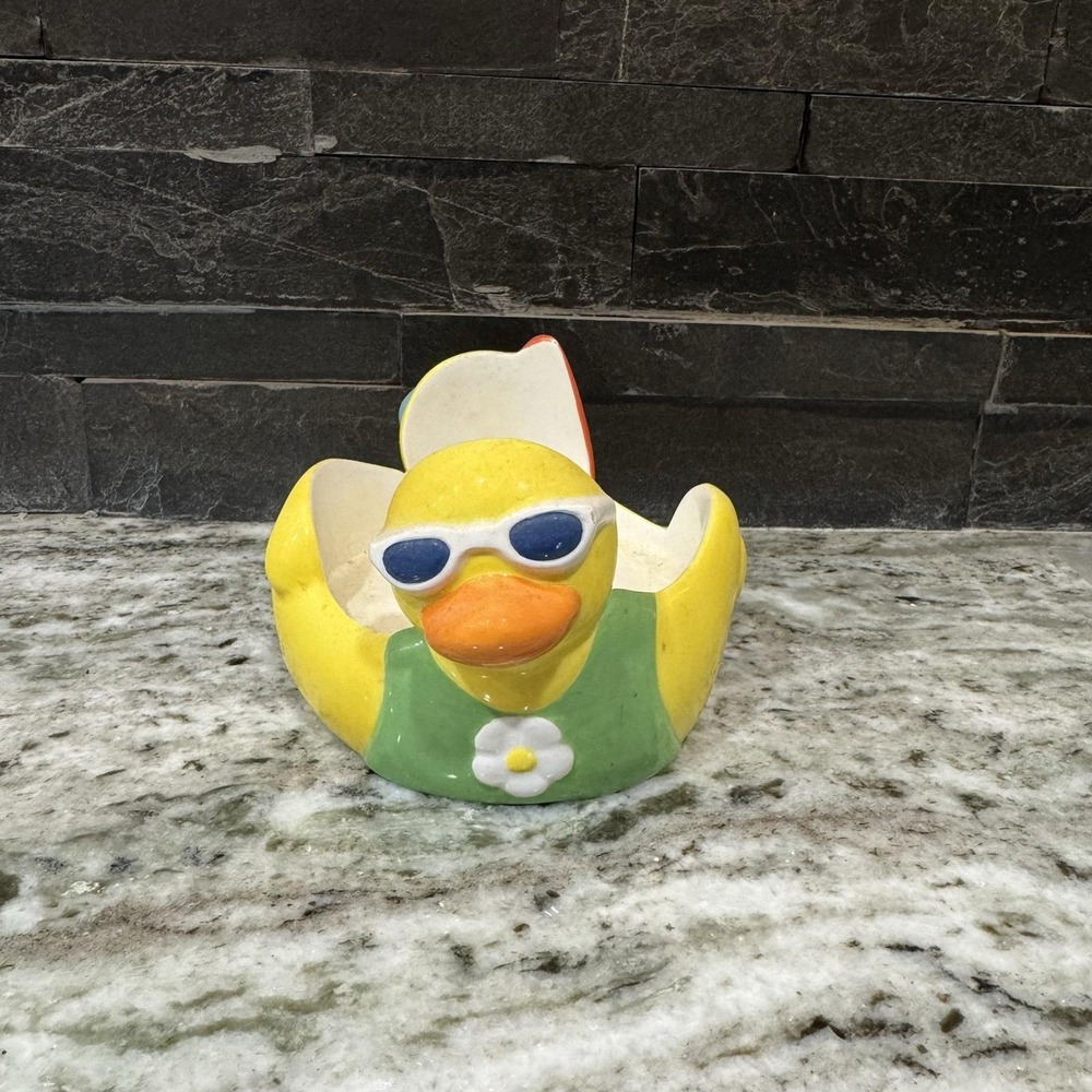 Retro Mother Browns ceramic swimming duck canisterCoyne's & Company Vintage 1999
